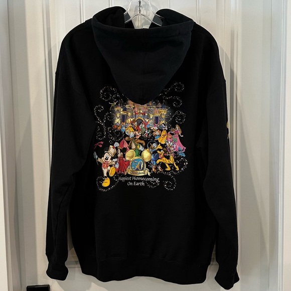 Disney Black and Gold Graphic Men's Sweatshirt - Picture 3 of 4